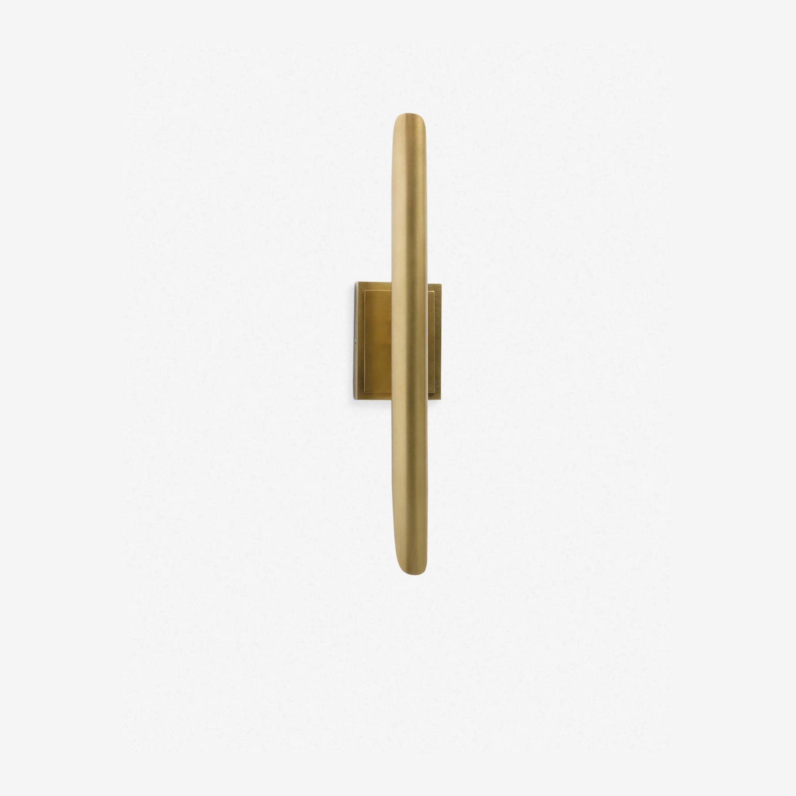 Baton Brass Minimalist 2-Light Wall Sconce