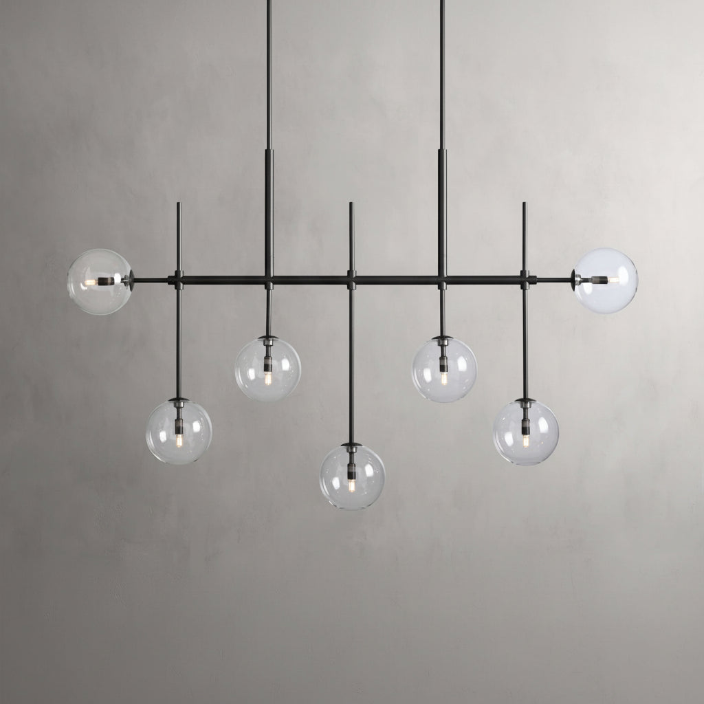 Roscoe 60" Linear Chandelier in Bronze