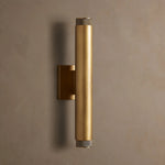 Spotlight Outdoor Sconce in Brass