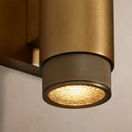 Spotlight Outdoor Sconce in Brass