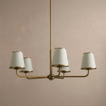 Adria Flax Round Chandelier