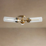 Andreas Flush Mount Brass