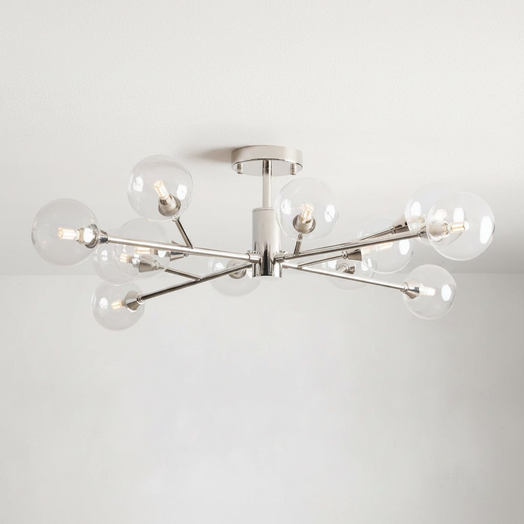 Apollo Flush Mount in Nickel