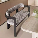 Bench Chair - Dining Chairs with Arms & Fabric Dining Chairs for Modern Dining