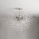 Dandelion Flush Mount Silver