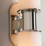 Harlin Double Sconce in Alabaster Nickel