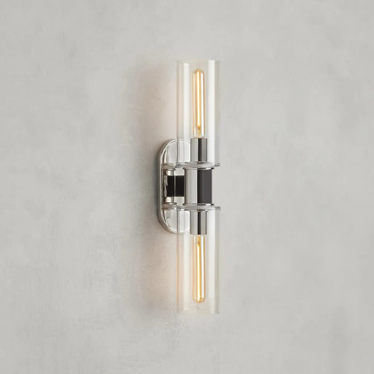 Harlin Double Sconce in Clear