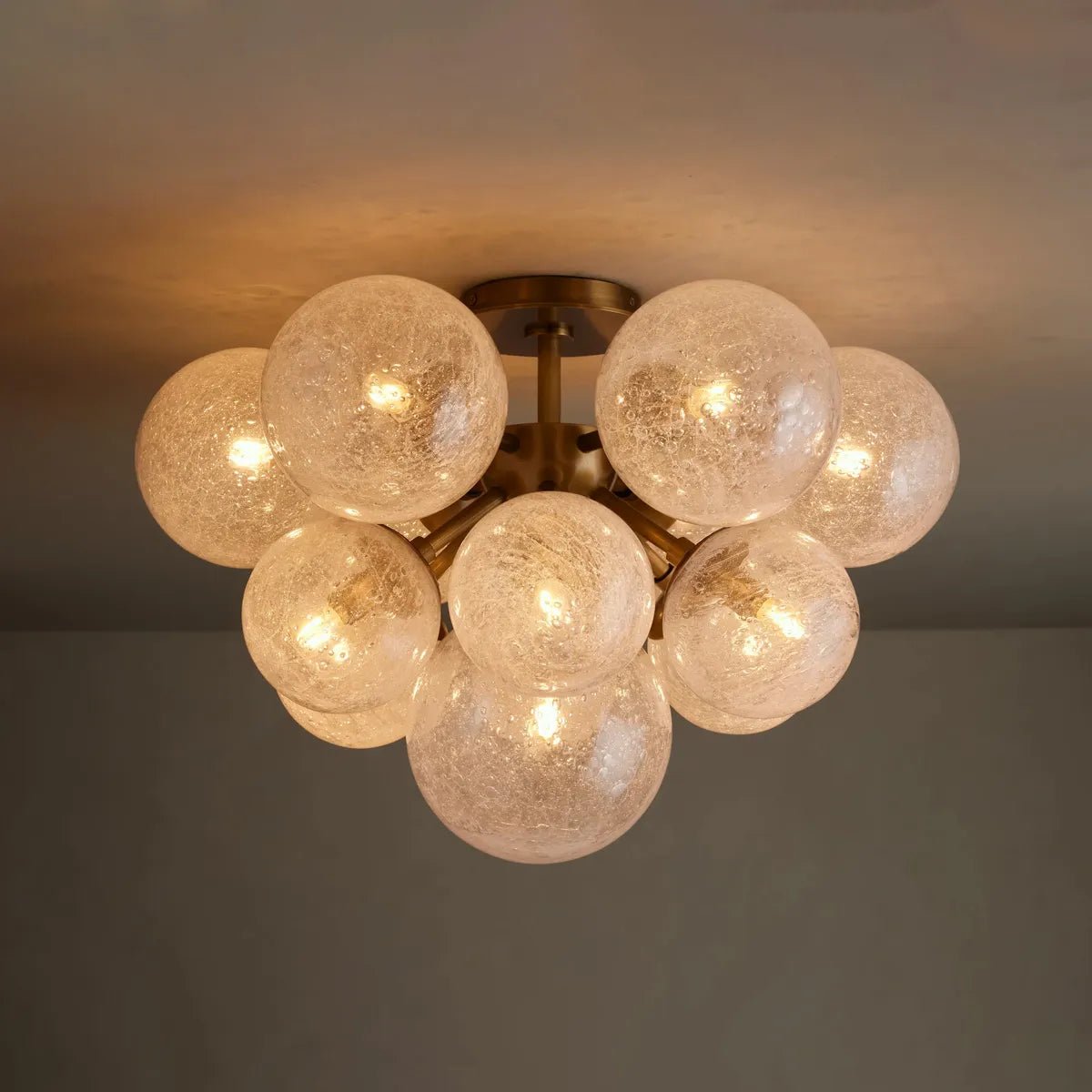 Mandoza Flush Mount Brass