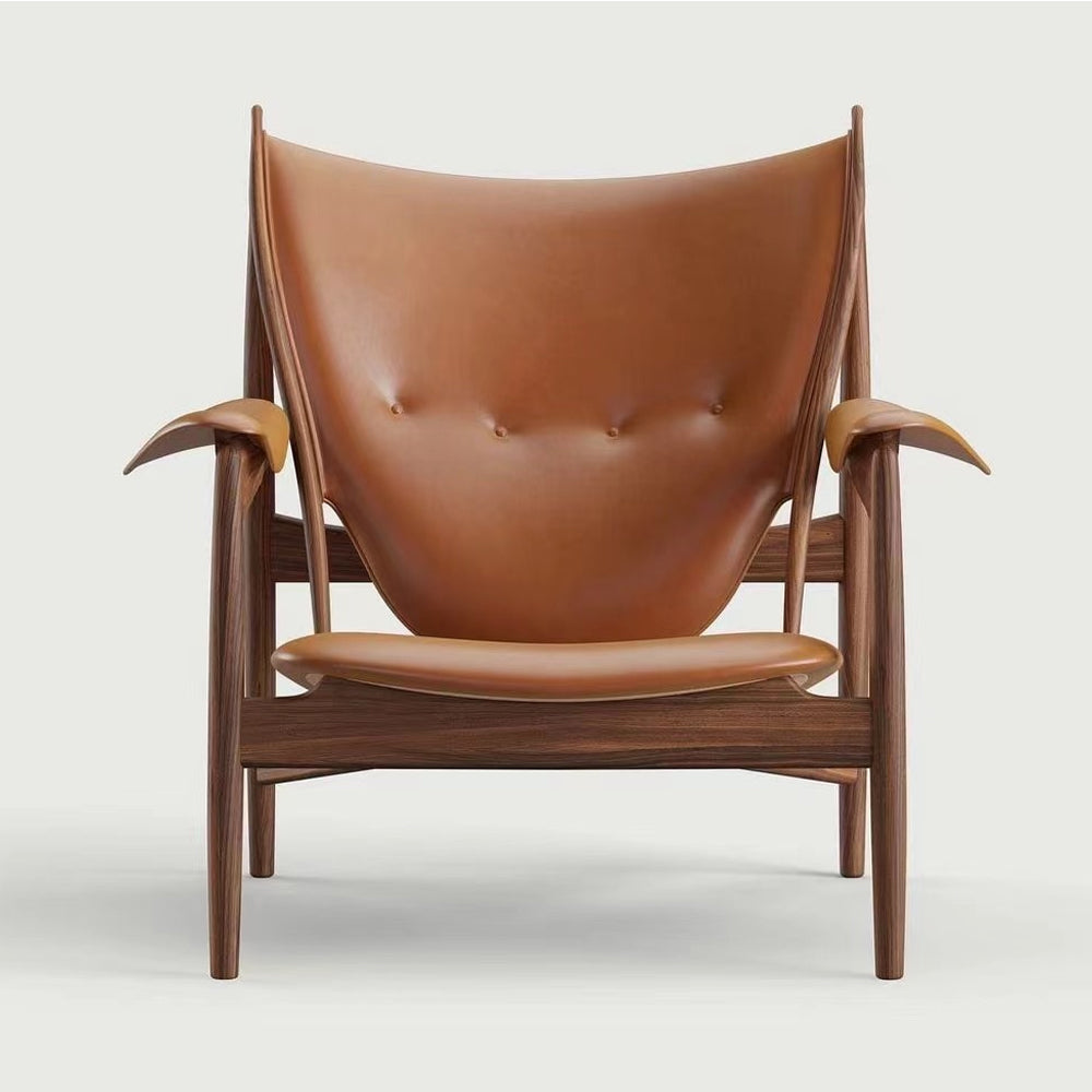 Modern Living Room Chairs Leather & Wood Chieftain Chair Outdoor Lounge Chair