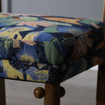 Ash Wood Furniture – Fabric Texture & Upholstered Dining Room Chairs for Elegance