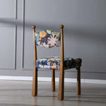 Ash Wood Furniture – Fabric Texture & Upholstered Dining Room Chairs for Elegance