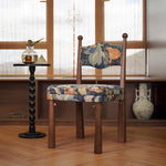 Ash Wood Furniture – Fabric Texture & Upholstered Dining Room Chairs for Elegance