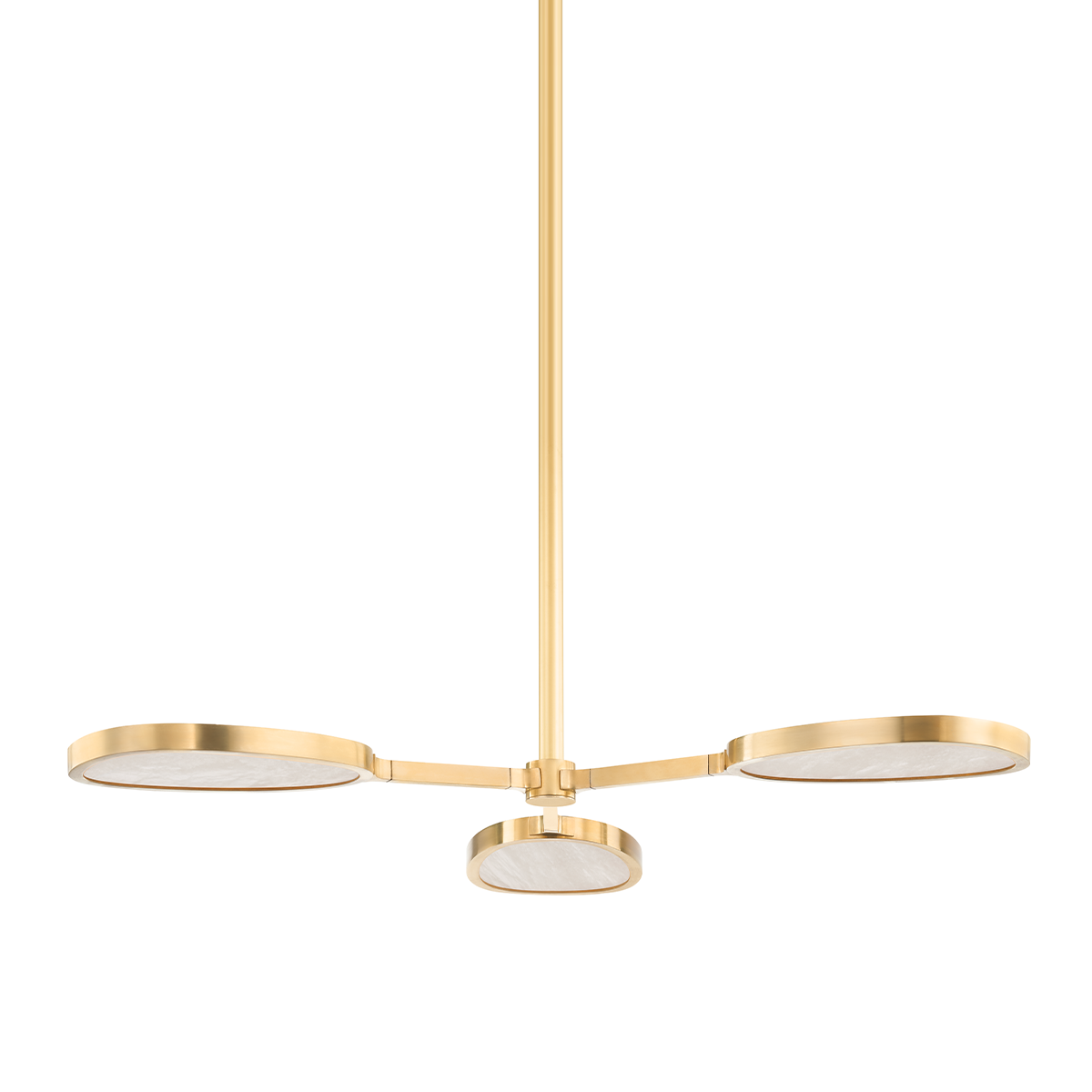 patras chandelier vintage brass