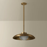 Patina Brass Bowl Pendant Light view 1