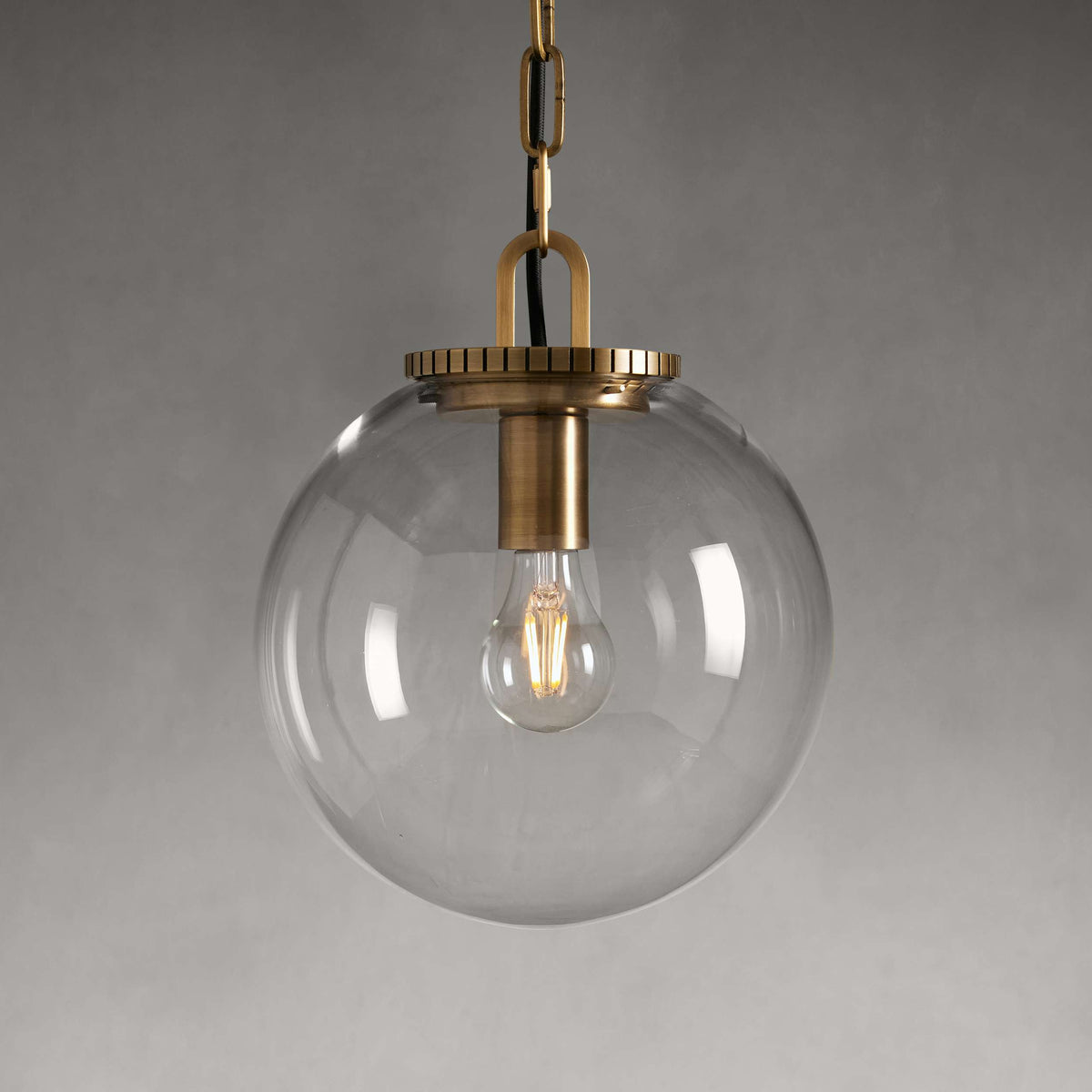 Wescott Globe Pendant with Rod