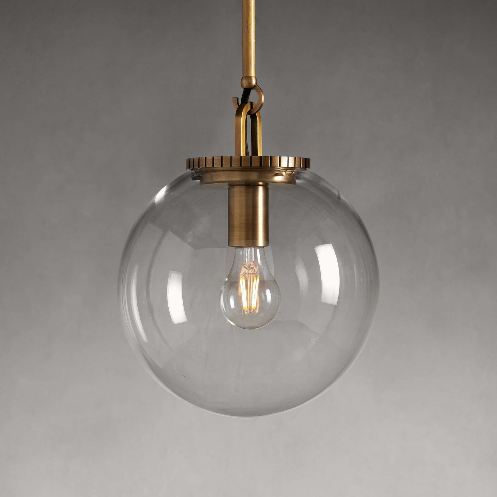 Wescott Globe Pendant with Rod