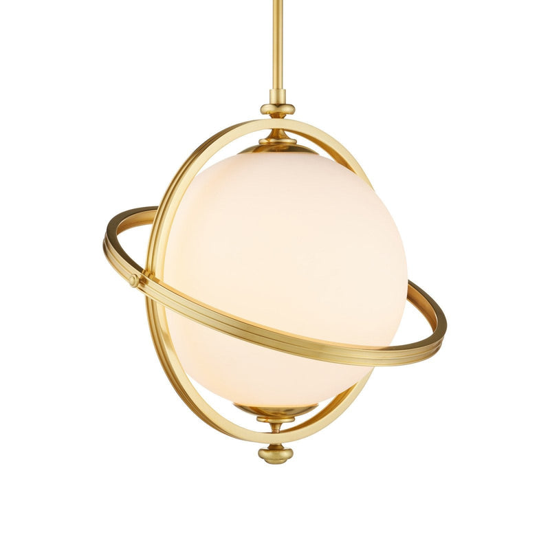 modern ring globe pendant