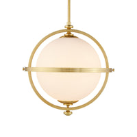 modern ring globe pendant