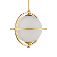 modern ring globe pendant