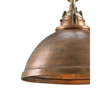 copper dome pendant