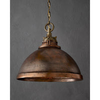 copper dome pendant