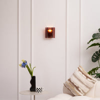 Marcell Refracted Glass Wall Sconce