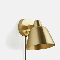 Brass Geo Wall Light