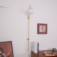 Aurelia Globe Plug In Wall Sconce