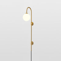 Aurelia Globe Plug In Wall Sconce