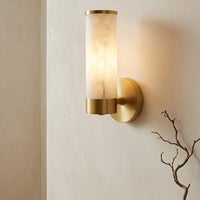 Harlin Sconce in Alabaster