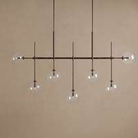 Roscoe 60 inch Linear Chandelier in Bronze 
