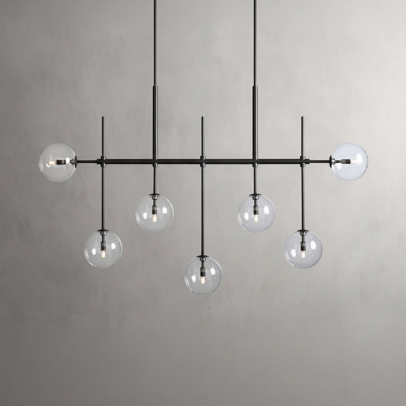 Roscoe 60" Linear Chandelier in Bronze
