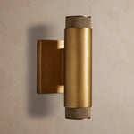Spotlight Outdoor Sconce in Brass