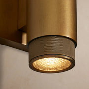 Spotlight Outdoor Sconce in Brass