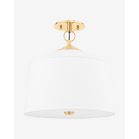 White Plains Semi-Flush