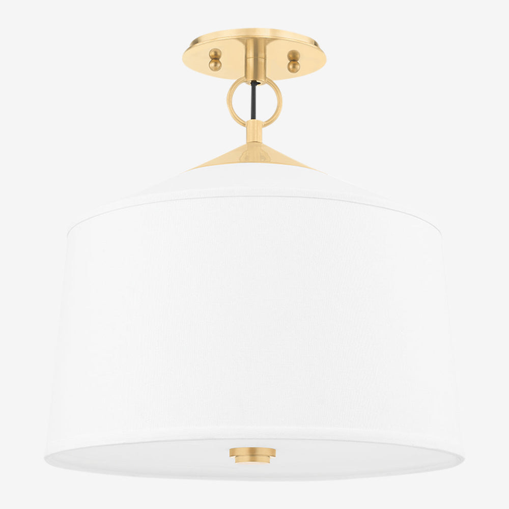 White Plains Semi-Flush