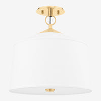 White Plains Semi-Flush