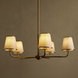 Adria Flax Round Chandelier