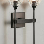 Amoroso Double Sconce in Bronze