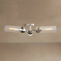 Andreas Flush Mount Nickel