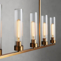 Andreas Linear Chandelier Brass