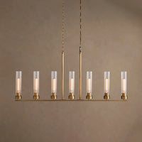 Andreas Linear Chandelier Brass