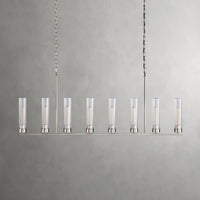 Andreas Linear Chandelier Nickel