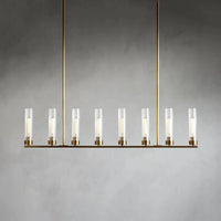 Andreas Linear Chandelier Brass