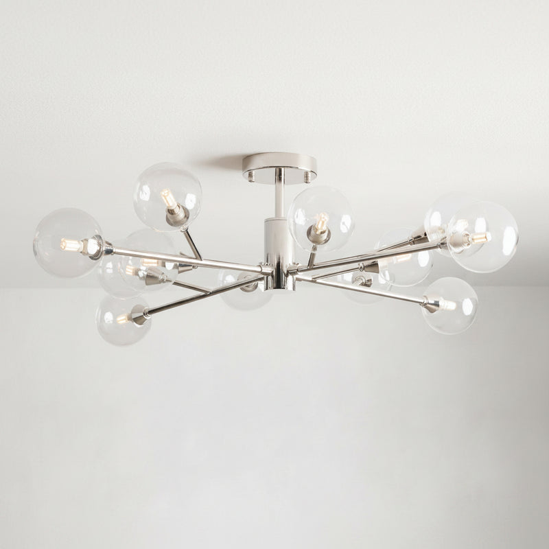 Apollo Flush Mount in Nickel