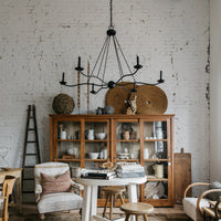Atherton Forged Iron Chandelier 6-Light