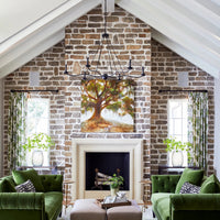 Atherton Forged Iron Chandelier 6-Light