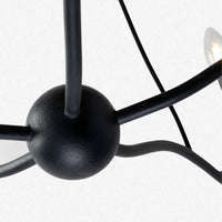 Atherton Forged Iron Chandelier 6-Light