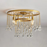 Aubrey Flush Mount Brass