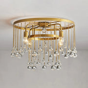 Aubrey Flush Mount Brass